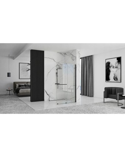 Неподвижная перегородка 120х199,5 см Rea Cortis REA-K8880 прозрачное