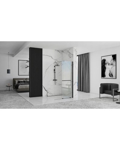 Неподвижная перегородка 120х199,5 см Rea Cortis REA-K8880 прозрачное