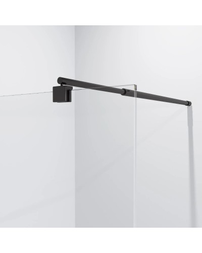 Неподвижная перегородка 90 см Niagara NG-681-90BLACK прозрачное