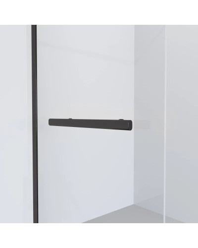 Неподвижная перегородка 100 см Niagara NG-681-10BLACK прозрачное