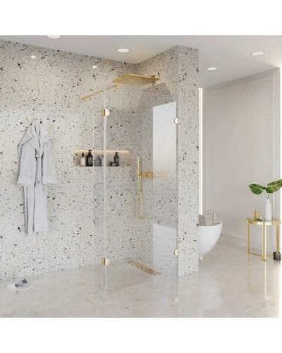 Неподвижная перегородка 110 см Niagara NG-642-11GOLD прозрачное