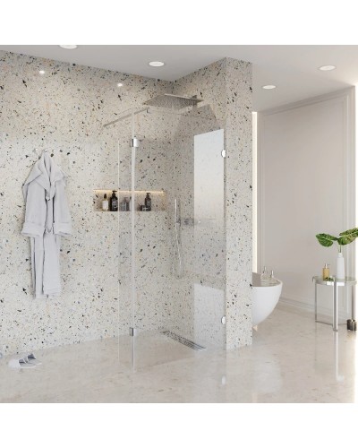 Неподвижная перегородка 90 см Niagara NG-662-90 прозрачное