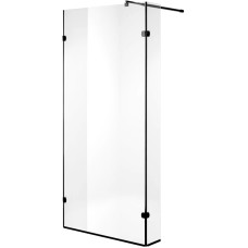 Неподвижная перегородка 100 см Niagara NG-682-10BLACK прозрачное