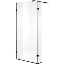 Неподвижная перегородка 110 см Niagara NG-682-11BLACK прозрачное