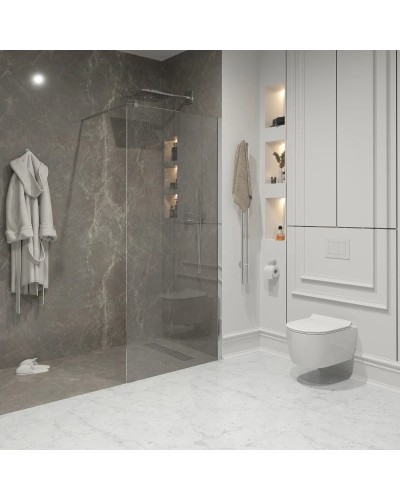 Неподвижная перегородка 80 см Niagara NG-663-80 прозрачное