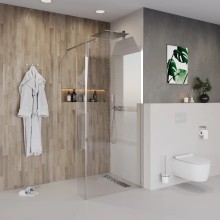 Неподвижная перегородка 110 см Niagara NG-664-11 прозрачное