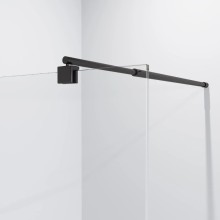 Неподвижная перегородка 110 см Niagara NG-684-11BLACK прозрачное