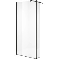 Неподвижная перегородка 120 см Niagara NG-684-12BLACK прозрачное