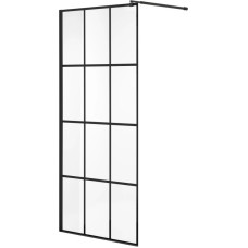 Неподвижная перегородка 120 см Niagara NG-685-12BLACK прозрачное