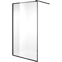 Неподвижная перегородка 100 см Niagara NG-687-10BLACK прозрачное