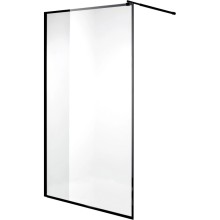 Неподвижная перегородка 110 см Niagara NG-687-11BLACK прозрачное