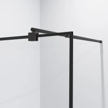 Неподвижная перегородка 120 см Niagara NG-687-12BLACK прозрачное