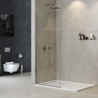 Неподвижная перегородка 95 см Cezares LIBERTA-L-1-TB-95-C-Cr прозрачное