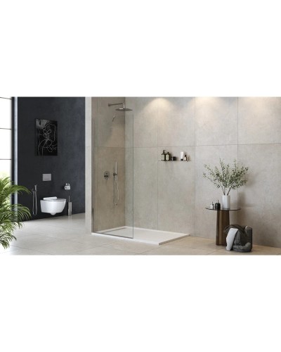 Неподвижная перегородка 90 см Cezares LIBERTA-L-1-TB-90-C-Cr прозрачное