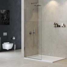 Неподвижная перегородка 90 см Cezares LIBERTA-L-1-TB-90-C-Cr прозрачное