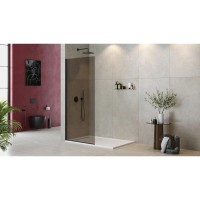 Неподвижная перегородка 90 см Cezares LIBERTA-L-1-TB-90-BR-NERO бронза