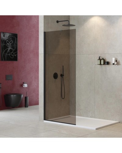 Неподвижная перегородка 90 см Cezares LIBERTA-L-1-TB-90-BR-NERO бронза