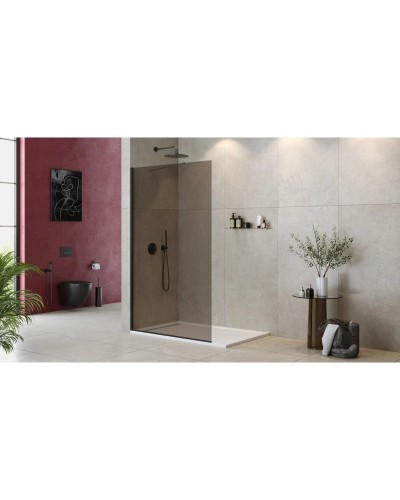 Неподвижная перегородка 120 см Cezares LIBERTA-L-1-TB-120-BR-NERO бронза