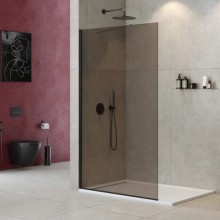 Неподвижная перегородка 120 см Cezares LIBERTA-L-1-TB-120-BR-NERO бронза