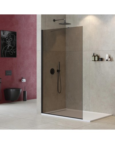 Неподвижная перегородка 120 см Cezares LIBERTA-L-1-TB-120-BR-NERO бронза