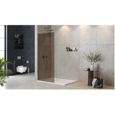 Неподвижная перегородка 110 см Cezares LIBERTA-L-1-TB-110-BR-Cr бронза