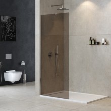 Неподвижная перегородка 100 см Cezares LIBERTA-L-1-TB-100-BR-Cr бронза