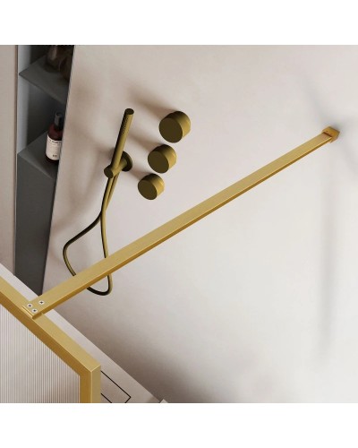 Неподвижная перегородка 100 см Vincea Walk-In HP Art VSW-1HP100FLBG рифленое