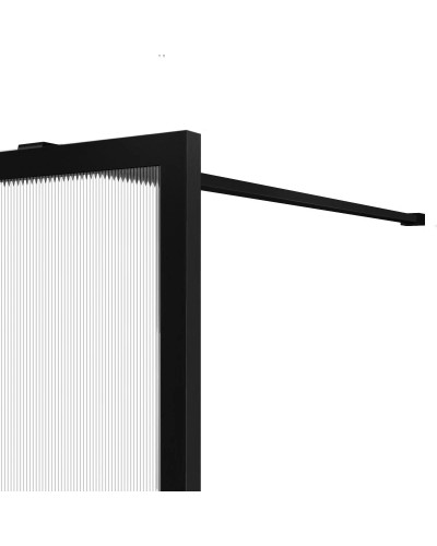 Неподвижная перегородка 80 см Vincea Walk-In HP Art VSW-1HP800FLB рифленое