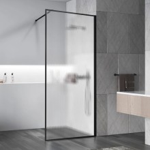 Неподвижная перегородка 80 см Vincea Walk-In HP Art VSW-1HP800FLB рифленое