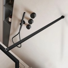 Неподвижная перегородка 80 см Vincea Walk-In HP Art VSW-1HP800FLB рифленое