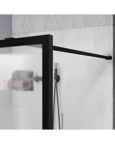 Неподвижная перегородка 80 см Vincea Walk-In HP Art VSW-1HP800FLB рифленое