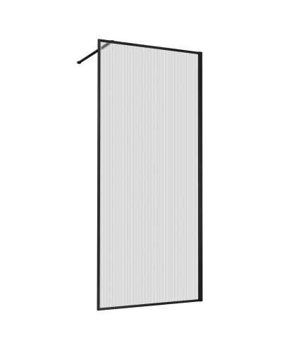 Неподвижная перегородка 90 см Vincea Walk-In HP Art VSW-1HP900FLB рифленое