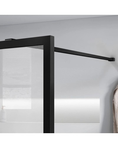 Неподвижная перегородка 80 см Vincea Walk-In HC Art VSW-1HC800CFB прозрачное/рифленое