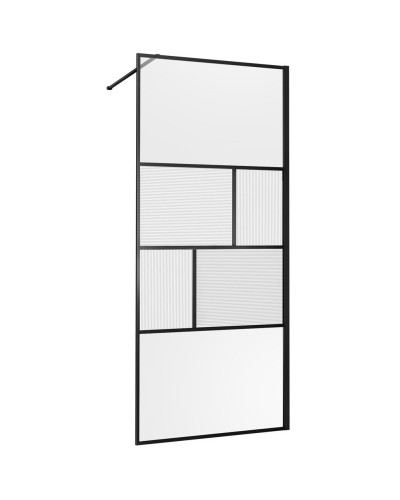 Неподвижная перегородка 100 см Vincea Walk-In HC Art VSW-1HC100CFB прозрачное/рифленое