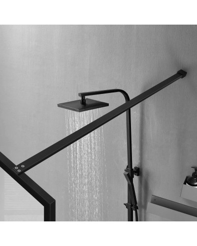 Неподвижная перегородка 120 см Vincea Walk-In HC Art VSW-1HC120CFB прозрачное/рифленое