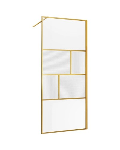 Неподвижная перегородка 120 см Vincea Walk-In HC Art VSW-1HC120CFBG прозрачное/рифленое