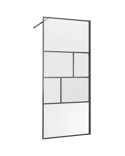 Неподвижная перегородка 80 см Vincea Walk-In HC Art VSW-1HC800CFGM прозрачное/рифленое