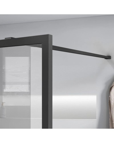 Неподвижная перегородка 80 см Vincea Walk-In HC Art VSW-1HC800CFGM прозрачное/рифленое