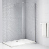 Душевая перегородка Cezares Liberta L-1 85 профиль Хром стекло прозрачное