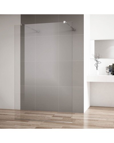 Душевая перегородка Cezares Liberta L-2 125 профиль Хром стекло прозрачное