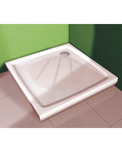 Душевой поддон из искусственного камня Ravak Perseus Pro 100x100 XA03AA01010 Белый