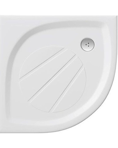 Душевой поддон из искусственного камня Ravak Elipso Pro 90х90 Flat XA237711010 Белый