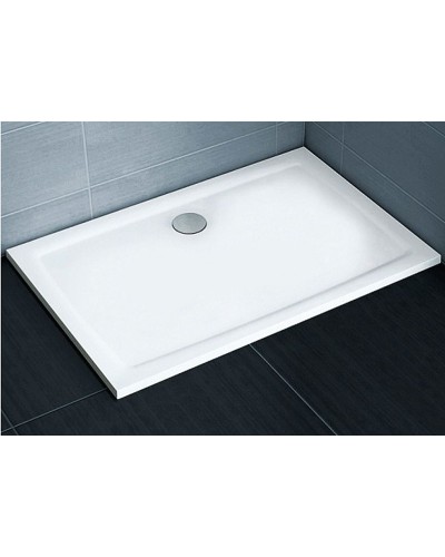 Душевой поддон из искусственного камня Ravak Gigant Pro 100x80 Flat XA03A411010 Белый