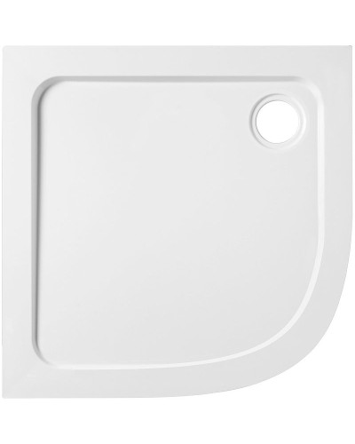 Душевой поддон из материала Flight Jacob Delafon Flight 90x90 радиальный Белый