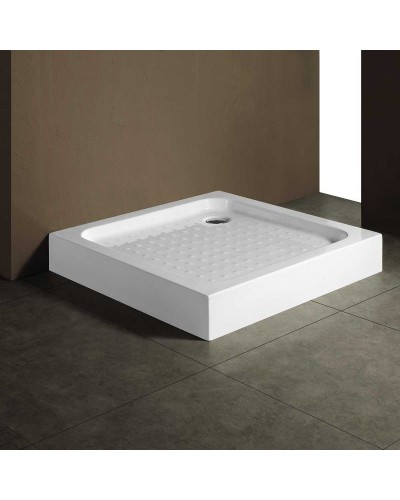 Акриловый поддон для душа Vincea VST-2AS-1010 100x100 с антискользящим покрытием