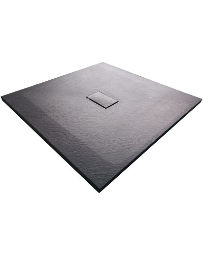 Душевой поддон из стеклопластика WasserKRAFT Elbe 100x100 74T19 Черный матовый