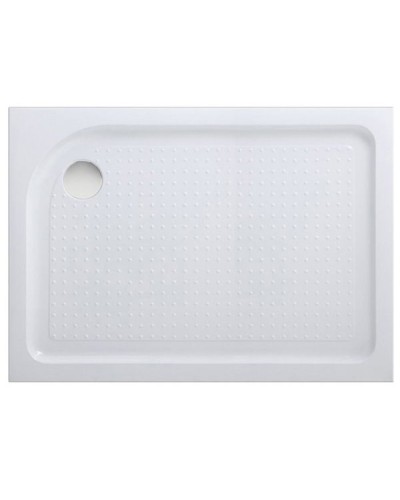 Акриловый поддон для душа BelBagno Tray L 100x80x15 TRAY-BB-AH-100/80-15-W-L Белый L с антискользящим покрытием