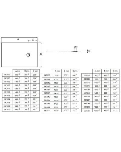 Душевой поддон из материала Neoroc Jacob Delafon Singulier 120x80 E67013-SHM Белый