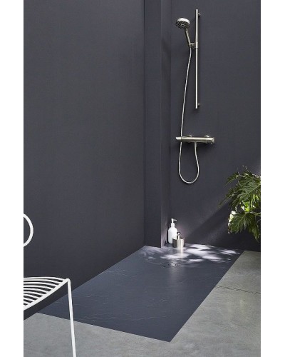 Душевой поддон из материала Neoroc Jacob Delafon Singulier 120x90 E67023-NAD Серый сланец