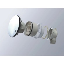 Акриловый поддон 80x80 см Cezares TRAY-A-A-80-550-15-W